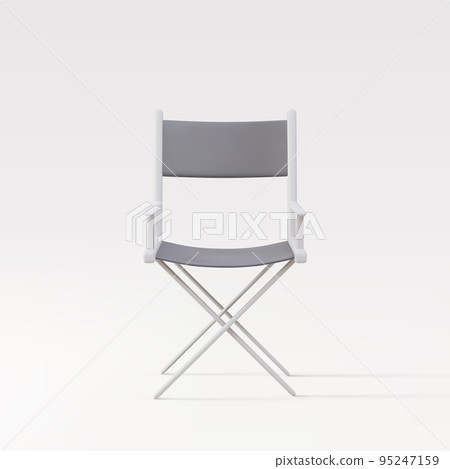 3d realistic producer chair, director chair. Vector illustration. 3d realistic producer chair, director chair. Vector illustration. 95247159