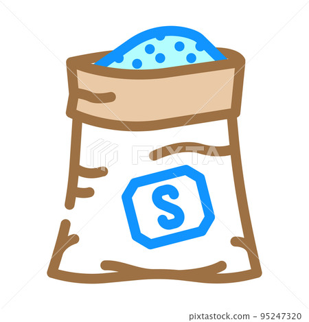 bag salt color icon vector illustration bag salt color icon vector illustration 95247320
