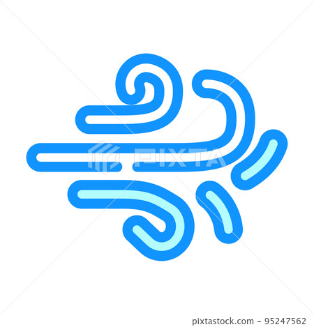 wind air clean color icon vector illustration 95247562