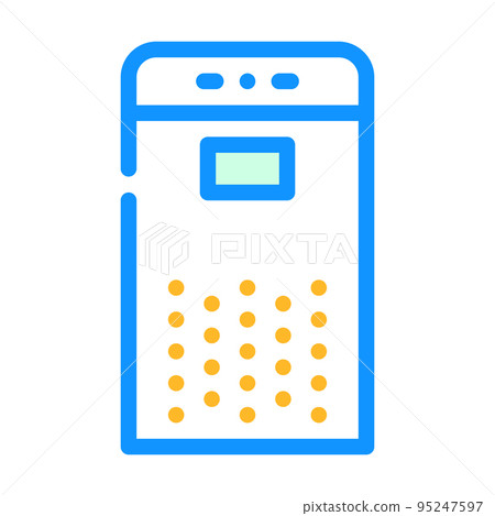room air cleaner color icon vector illustration 95247597