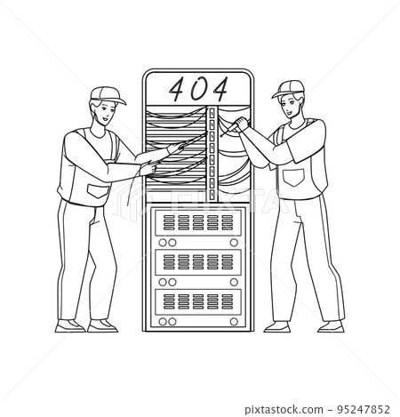 404 Error Of Broken Server Network Problem Vector 404 Error Of Broken Server Network Problem Vector 95247852
