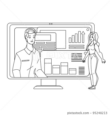 web presentation vector 95248213