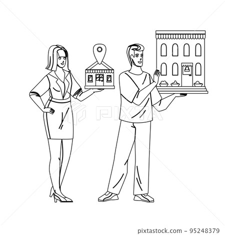 Small And Medium Enterprise Businesspeople Vector 95248379