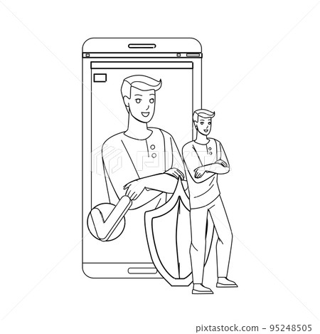 User Profile Security Innovation Technology Vector User Profile Security Innovation Technology Vector 95248505