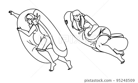 pregnancy pillow vector 95248509