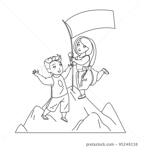 Children Goal And Successful Achievement Vector 95249138