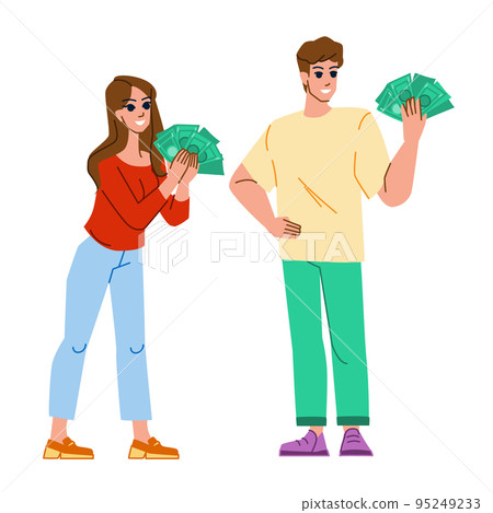 family money vector 95249233