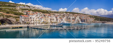 Architecture and luxury yachts in Lustica Bay, Montenegro. Travel around Montenegro concept. Go Everywhere 95249756