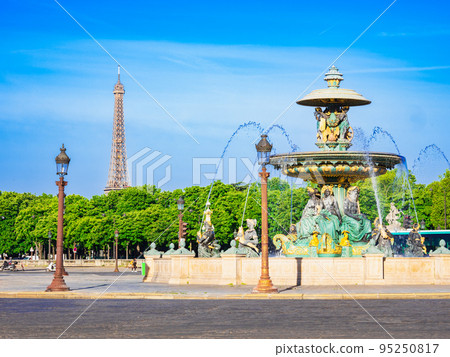 巴黎協和廣場和艾菲爾鐵塔 95250817