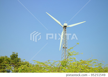 Energy alternatives 6. Wind farm in Indian province of Kerala. 95251549