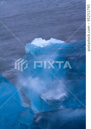 Arctic iceberg. ice stock. area Novaya Zemlya 95251795