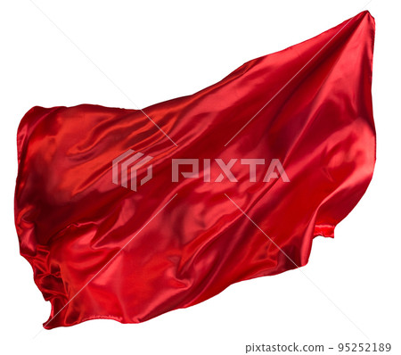 Red cloth flutters 95252189