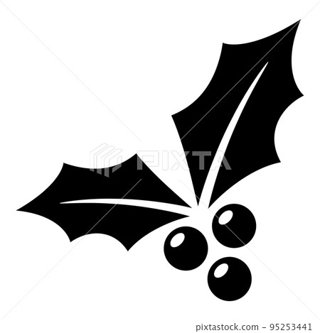 Holly Berry isolated on white background 95253441