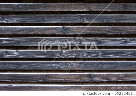 Wall of slats. 95253491