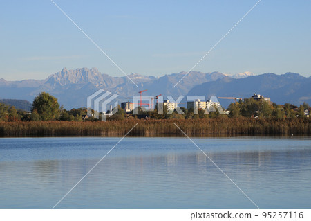 Autumn scene in Wetzikon Zurich. 95257116