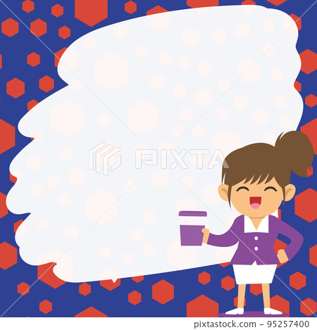 Instructor Drawing Pointing Stick On Empty Whiteboard While Holding Cup. Professor Holding Pointer At The Board Showing New Information. 95257400