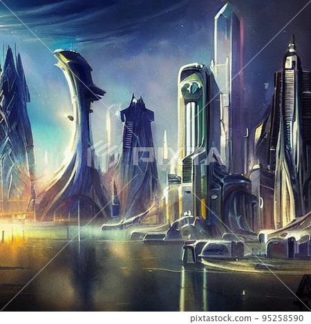 火星上的未來城市 95258590