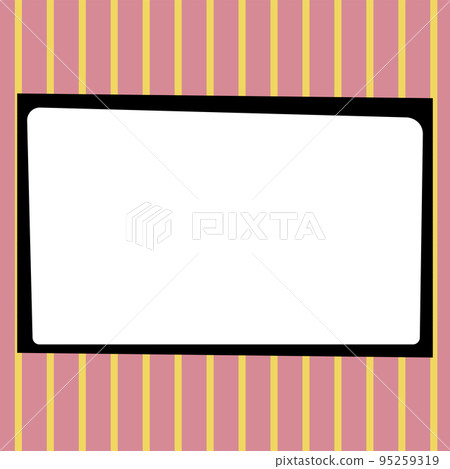 Comic Blank Speech Bubble With Copy Space Over Circular Color Background Design. Empty Template In Explosion Framework Representing Advertisement And Promoting Business. 95259319