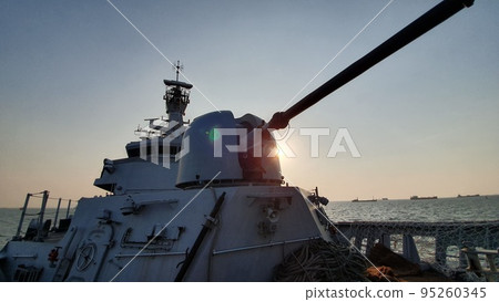 War Concept. Military silhouettes fighting scene on war fog sky background, World War Soldiers Silhouette Below Cloudy Skyline At night. Armored vehicle fight scene. Selective focus War Concept. Military silhouettes fighting scene on war fog sky background, World War Soldiers Silhouette Below Cloudy Skyline At night. Armored vehicle fight scene. Selective focus 95260345