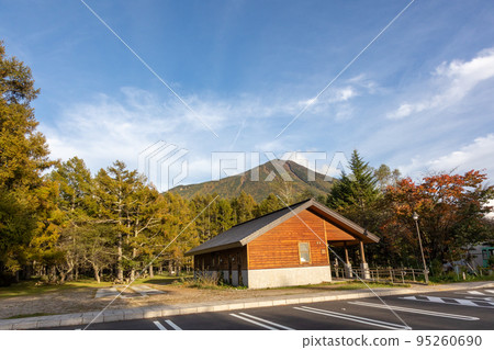 Mount Nantai seen from Oku-Nikko Senjogahara Sanbonmatsu Park 95260690