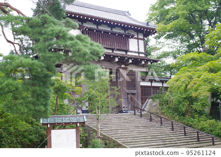 Akita Kubota Castle Ruins Omote Gomon Scenery Akita Kubota Castle Ruins Omote Gomon Scenery 95261124
