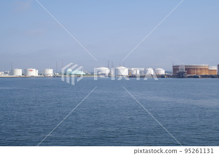 View of tanks in Sendai Port View of tanks in Sendai Port 95261131