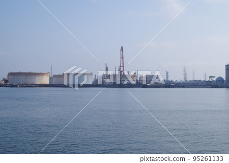 View of tanks and power plant at Sendai Port View of tanks and power plant at Sendai Port 95261133