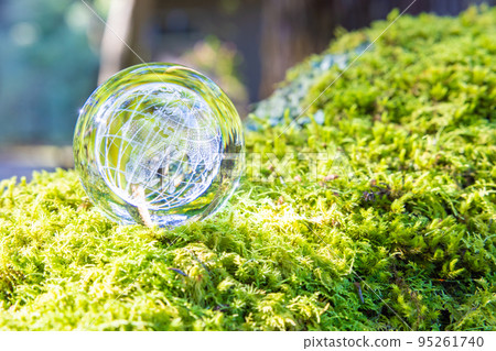玻璃球中的地球 玻璃球中的地球 95261740