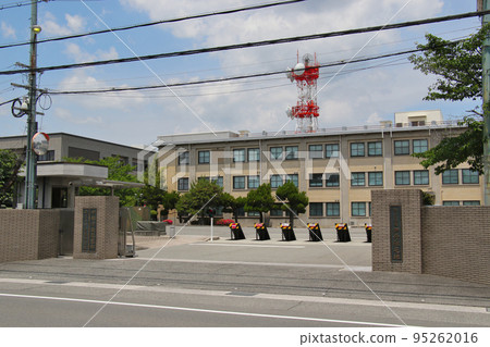 Itami City, the main entrance in front of the Chubu Area General Superintendent's Department, taken from the site of Itami's abandoned temple 95262016
