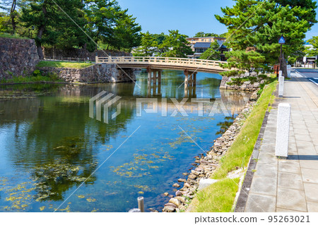 松江城大濠橋(島根縣松江市) 松江城大濠橋(島根縣松江市) 95263021