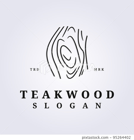 texture of wood from teak wood logo vector illustration design texture of wood from teak wood logo vector illustration design 95264402