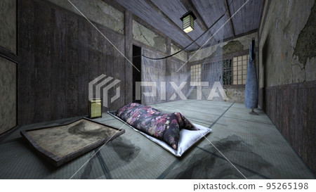 ruined japanese house 95265198