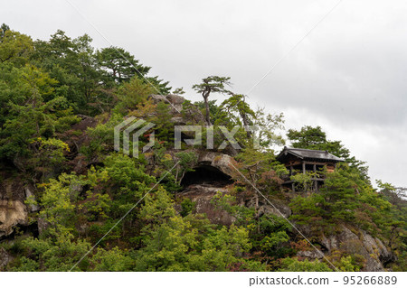 Risshakuji Temple in Yamagata, which was written by Basho in Oku no Hosomichi Risshakuji Temple in Yamagata, which was written by Basho in Oku no Hosomichi 95266889