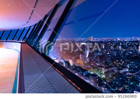 Night view from the Bunkyo Civic Center Observatory, Tokyo Night view from the Bunkyo Civic Center Observatory, Tokyo 95266900