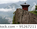 Scenery of Risshakuji Temple in Yamagata, which Basho wrote on Oku no Hosomichi 95267211