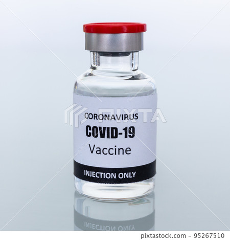 Vaccine bottle for vaccination against coronavirus or covid-19 Vaccine bottle for vaccination against coronavirus or covid-19 95267510