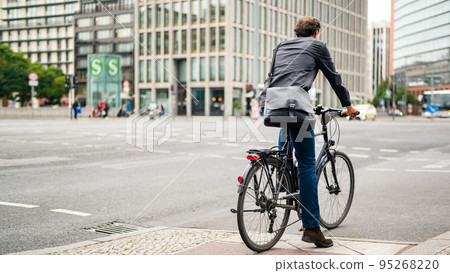 View of a man in Berlin, Germany View of a man in Berlin, Germany 95268220
