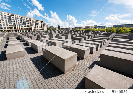 Memorial to the Murdered Jews of Europe in Berlin downtown, Germany 95268241