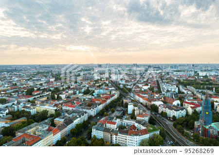 Aerial drone view of Kreuzberg, Berlin, Germany 95268269