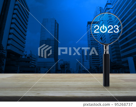 Business happy new year 2023 concept 95268737