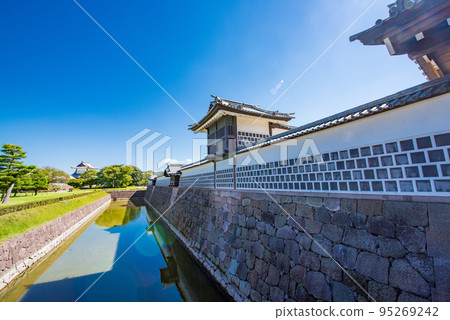 Kanazawa Castle Earthen wall and turret leading to Hashizume Gate Kanazawa Castle Earthen wall and turret leading to Hashizume Gate 95269242