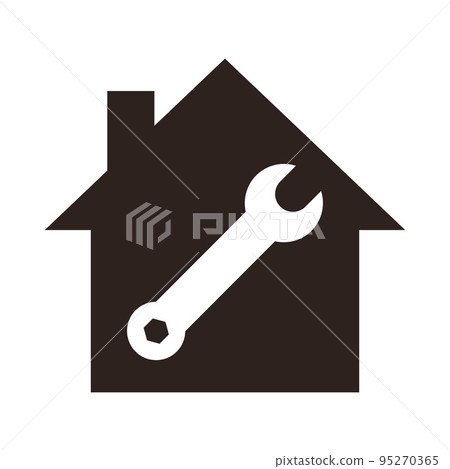 Repair service icon, home repair symbol 95270365