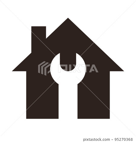 Repair service icon, home repair symbol 95270368