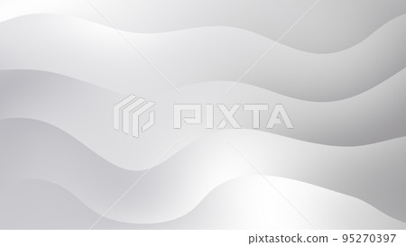 Abstract white background. White colored texture lines with shades and gradient surface. Decorative, art, design concept. 95270397