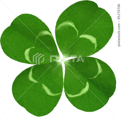 A little realistic four-leaf clover illustration material A little realistic four-leaf clover illustration material 95270786