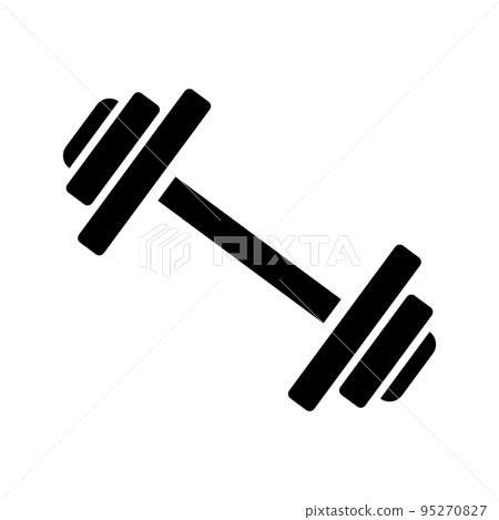 dumbbell icon. workout icon. vector. 95270827