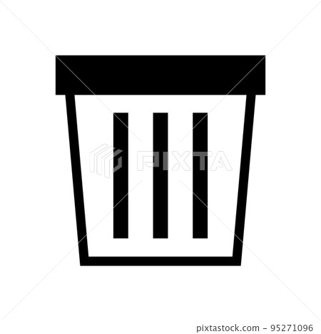 Trash icon. delete icon. Web UI symbol. vector. 95271096