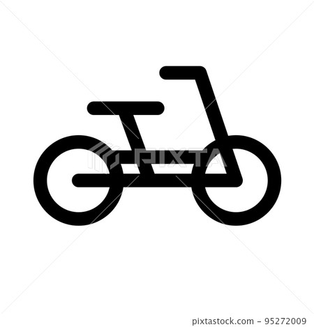 Small bicycle icon. Bicycle parking lot. vector. 95272009