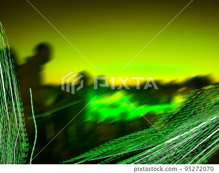Dancing and having a good time at music festival Dancing and having a good time at music festival 95272070
