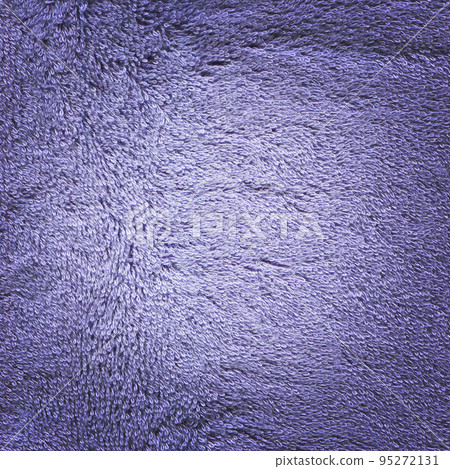 Blue towel surface texture background. Rough blue towel texture 95272131
